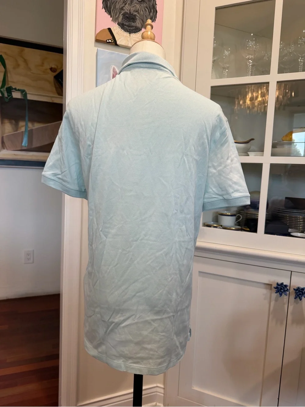 Louis Vuitton Light Blue Polo Top